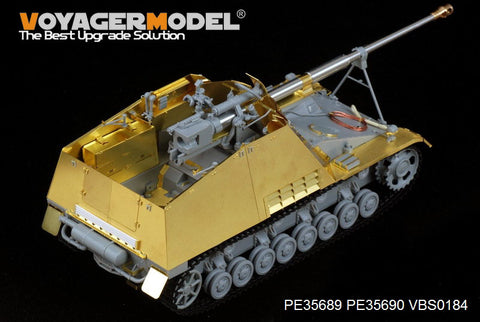 Voyager PE35689 rhinoceros 8.8cm metal etch for upgrading and upgrading of anti-tank guns (dragon)