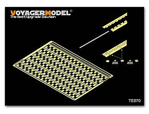 Voyager model metal etching sheet te 070 1 / 35 model universal modified movable hinge 4 ( thick hinge ) metal etching part