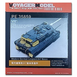 Voyager model metal etching sheet Modern German Leapard 2A7 basic for MENG TS-027