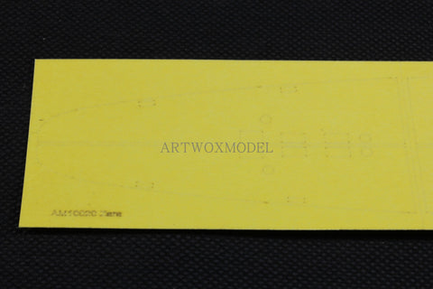 Artwox model wooden deck for Trumpeter 05347 Italy Navy Zara cruiser 3M cover paper AM10020