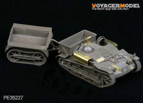 Voyager model metal etching sheet PE35227 World War II French Reynolds UE tracked light tractor upgrade metal etch Kit