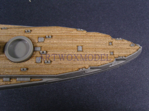Artwox model wooden deck for Combrig 70422 German Navy von de Tan, battleship, wooden deck AW20089