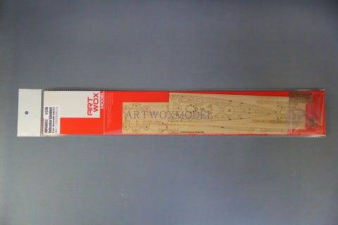 Artwox model wooden deck for Revell 5037 Shaenhuosite Battleship(including PE) Wood Deck AW50052