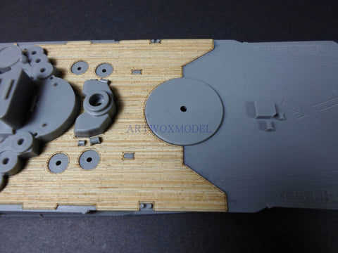 Artwox model wooden deck for Tamiya 31113 Japanese Navy Battleship Yamato (modified) Wood Deck AW20110