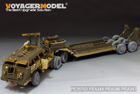 Voyager model metal etching sheet PE35703 external basic retrofit of M25 Dragon Trailer in World War II (with Tian Gong 35230)