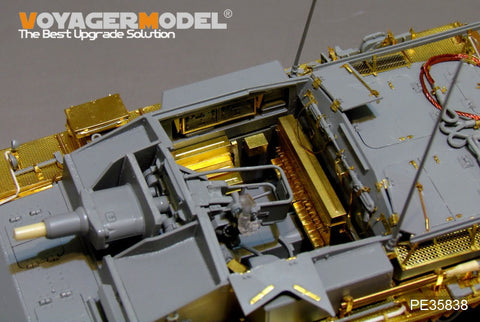 Voyager Model etching sheet PE 35838 second world war german assault gun iii e - shaped battle room interior retrofit