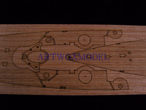 Artwox model wooden deck for Tamiya 77518 German Shane Khost battle cruiser wooden deck AW20050
