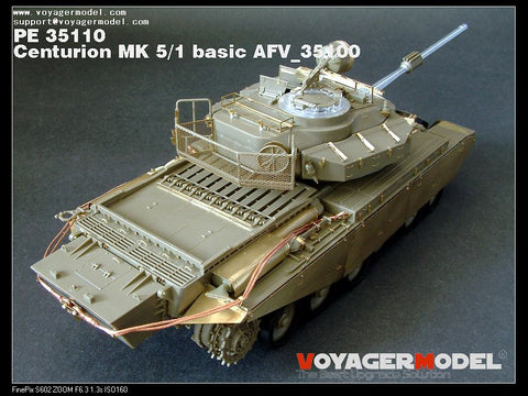 Voyager PE 35110 centurion mk.5 / 1 metal etcher for upgrading main battle tank