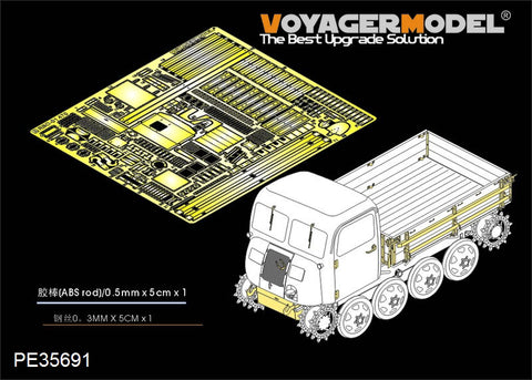 Voyager PE35691 RSO / 01 Eastern Tractor 470 upgrade and Transformation Metal etching (Dragon)