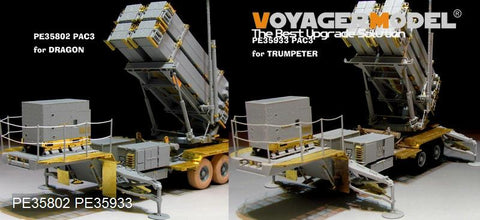 Voyager Model Metal Etching Sheet PE35933 Basic Reconstruction of the Modern US Military MIM-104F Patriot 3 Launch Platform