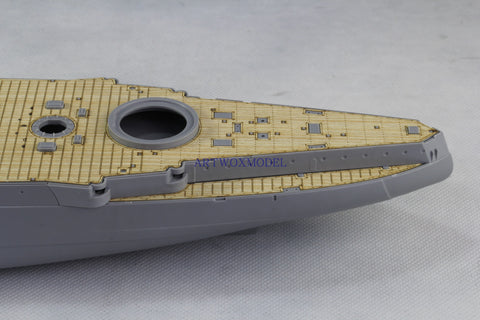 Artwox model wooden deck for Revell 05137 Russian battleship Gangut wooden deck AW10133