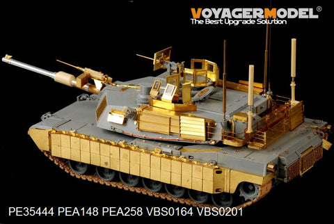 Voyager model metal etching sheet PE35444 M1A2SEP TUSK2 "Abrams" chariot upgraded with etched parts (Dragon)