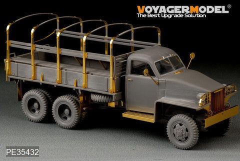 Voyager model metal etching sheet PE35432 stu Beck US6 2.5 ton ten wheel truck upgrade metal etching parts