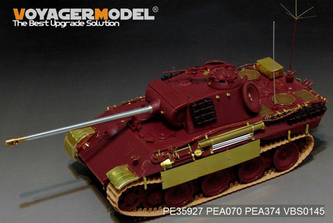 Voyager Model Metal Etching Sheet PE35927 World War II German Leopard A tank advanced transformation (with MENG TS-035)