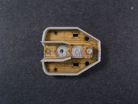 Artwox model wooden deck for Trumpeter 05790 German Z-28 destroyer 1945 wooden deck AW20094