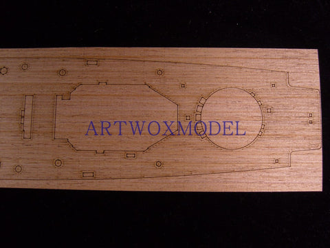 Artwox model wooden deck for Academy 14103 Admiral Graf Spee wooden deck AW10049