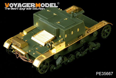 Foyager PE35667 Metal etching pieces for upgrading Soviet AT-1 self-propelled artillery