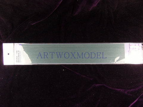 Artwox model wooden deck for self cutting wood deck 7.5CM*40CM (blue) wood deck AW20079