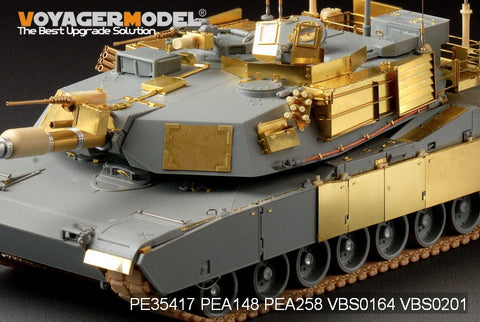 Voyager model metal etching sheet PE 35417 m1 a1 tusk 1 Abrams main battle tank upgrade metal etching kit