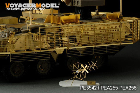 Voyager model metal etching sheet PEA256 "West Rick" armored vehicle is a IED jammer / high power antenna / identification board.