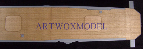 Artwox model wooden deck for Fujimi 600048 old Japanese Navy aircraft carrier Rui wood deck AW10027