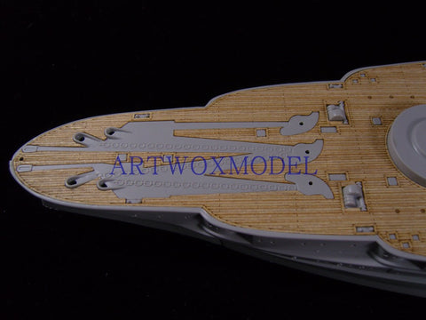 Artwox model wooden deck for Hobbyboss 86501 American BB-39 Arizona 1941 Wood Deck AW10060