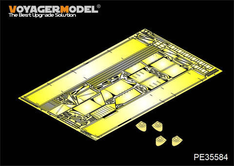 Voyager PE35584 Israeli tyre 5 medium scale chariot fender upgraded with metal etch.