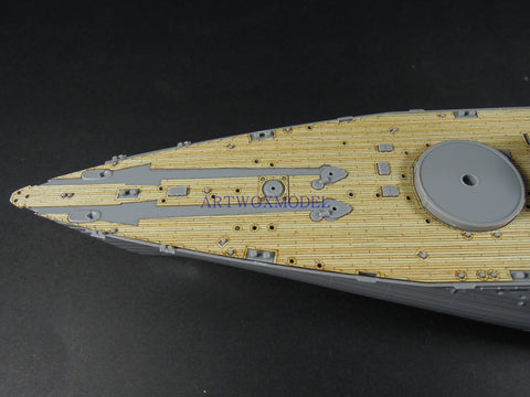 Artwox model wooden deck for Hasegawa 40067 Lu Ao battleship revised wooden deck aw 10106