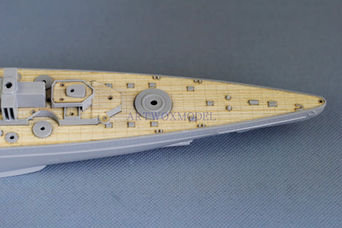 Artwox model wooden deck for Revell 5037 Shaenhuosite Battleship(including PE) Wood Deck AW50052