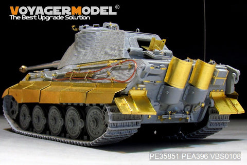 Voyager model metal etching sheet PE35851 World War II German Tiger King tank (Porsche turret) retrofit