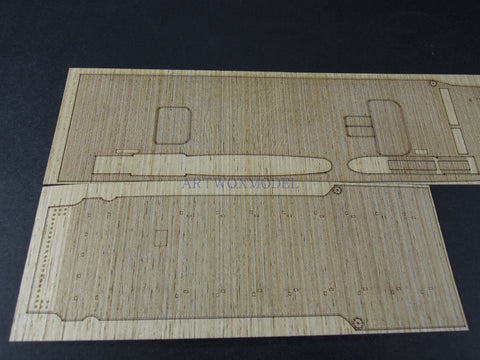 Artwox model wooden deck for trumpeter 05716 U.S. CV-2 aircraft carrier Lexington 1942 wooden deck AW20133