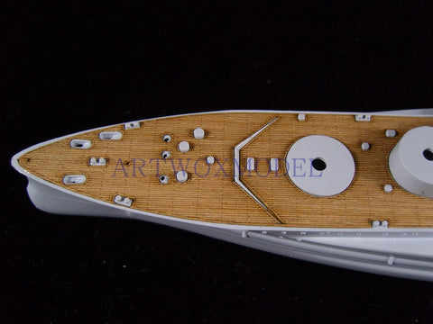 Artwox model wooden deck for airpix a004205 battle-weary cruiser wooden deck aw 50024