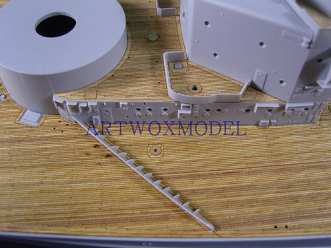 Artwox model wooden deck for trumpeter 03702 Bismarck battleship wooden deck AW30003A