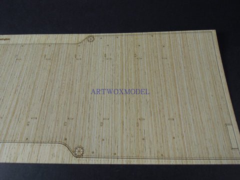 Artwox model wooden deck for Trumpeter 05608 US CV-2 Lexington Aircraft Carrier 1942 Wood Deck AW10119