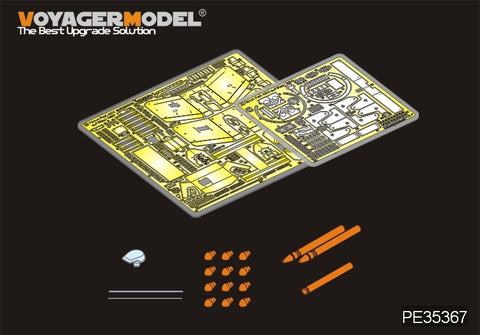 Voyager Model Metal Etching Sheet PE35367 stair RSO self propelled antitank gun upgrade base metal etch