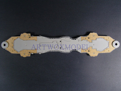 Artwox model wooden deck for trumpeter 05313 de Prince Eugen 1945PE wood deck 3M cover paper AM10009A