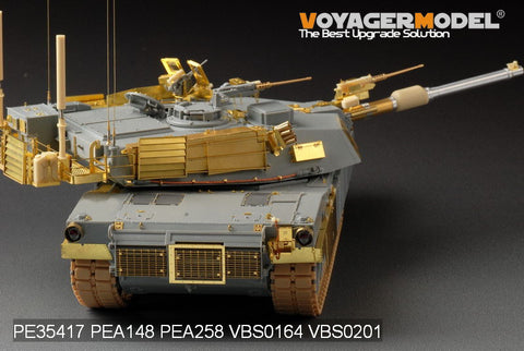 Voyager model metal etching sheet PE 35417 m1 a1 tusk 1 Abrams main battle tank upgrade metal etching kit