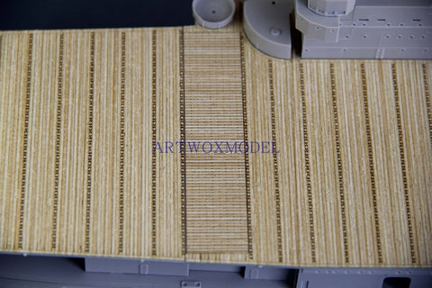 Artwox model wooden deck for Merit 65301 US aircraft carrier CV-5 York City 1943 Wood Deck AW10125A
