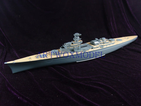 Artwox model wooden deck for Academy American BA903 German battleship Trepitz wooden deck AW10051