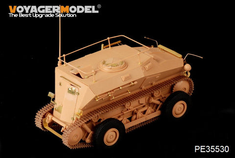 Voyager model metal etching sheet PE 35530 SD. kfz.254 metal etching part for wheeled / tracked hybrid armored reconnaissance vehicle