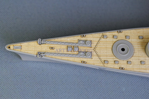 Artwox model wooden deck for Revell 5037 Shaenhuosite Battleship(including PE) Wood Deck AW50052