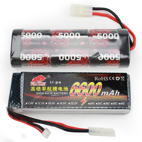 HengLong Tin Palace Tank Tank Battery 7.2 V Nickel Hydrogen 7.4 V Lithium Battery Universal Charger Capacity