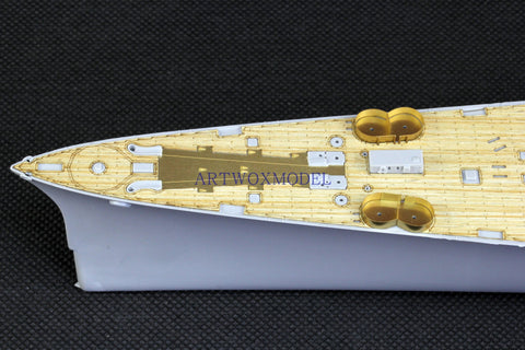 Artwox model wooden deck for Hobby boss 86513 US Navy Alaskan cruiser wooden deck AW10139