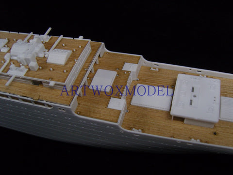 Artwox model wooden deck for Hasegawa 40028 Japan Glacier Maru Post Ship Wood Deck AW10048
