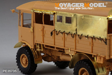 Voyager model metal etching sheet PE35735 AEC "Matador" artillery tractor traction medium term upgrade using metal etched parts