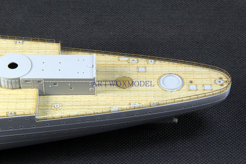 Artwox model wooden deck for Hobby boss 86506 French Navy Dun KIR battleship wooden deck AW10138
