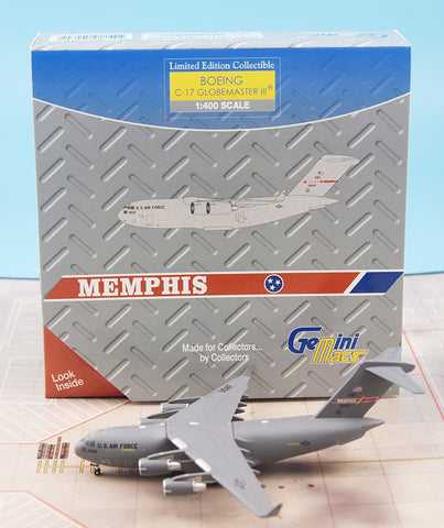 GeminiJets GMUSA070 air force C-17 30600 Memphis 1:400