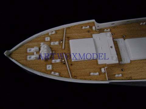 Artwox model wooden deck for Hasegawa 40028 Japan Glacier Maru Post Ship Wood Deck AW10048
