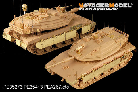 Voyager pea267 merkava 4 main battle tank " trench coat" active defense system