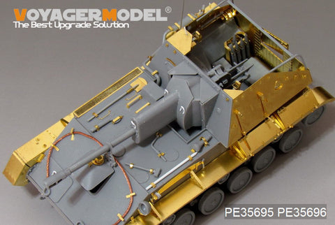 Voyager Model etching sheet PE35695 SU-76 metal self etching antitank gun (M)